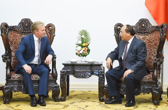 Thủ tướng Nguyễn Xuân Phúc tiếp Bộ trưởng Thương mại New Zealand Murray McCully.