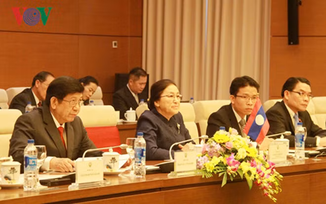 Chủ tịch Quốc hội Lào Pany Yathotou.
