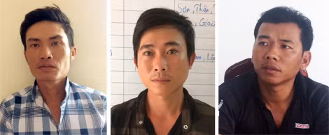 Ba kẻ đồng phạm: Lâm, Triều và Trinh.