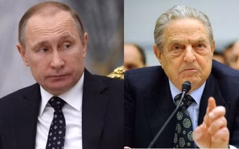 Hạ bệ Tổng thống Vladimir Putin là mục tiêu lớn được ông Soros theo đuổi trong nhiều năm qua.