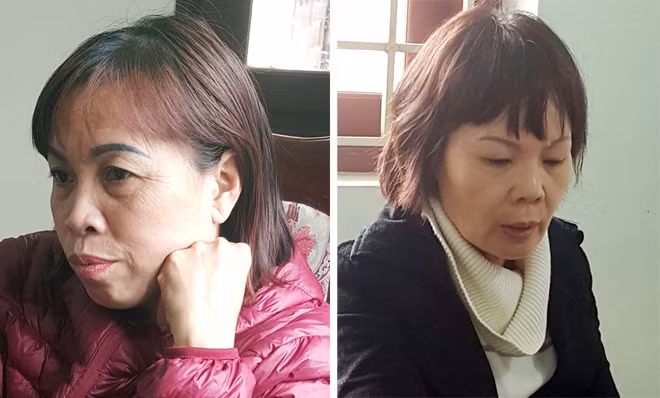 Thân Thị Toan và Nguyễn Thị Thi.