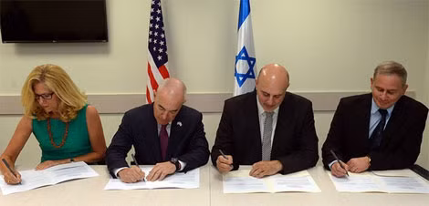 Ký kết hợp tác giữa tình báo Mỹ và tình báo Israel.