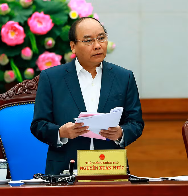 Thủ tướng phát biểu mở đầu phiên họp Chính phủ thường kỳ tháng 2. Ảnh: VGP.
