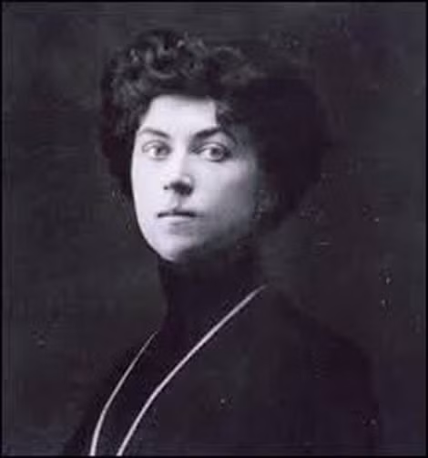 Nhà cách mạng A. Kollontai thời trẻ.
