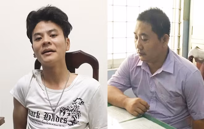 Các đối tượng lừa đảo bị bắt giữ.