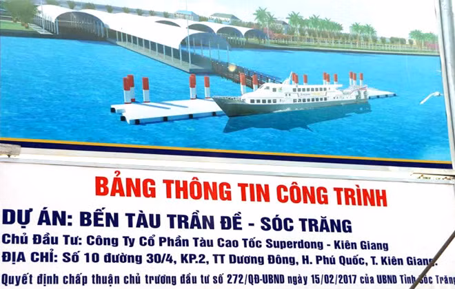 Phối cảnh Bến tàu cao tốc Trần Đề (Sóc Trăng) đi Côn Đảo. Phối cảnh Bến tàu cao tốc Trần Đề (Sóc Trăng) đi Côn Đảo.