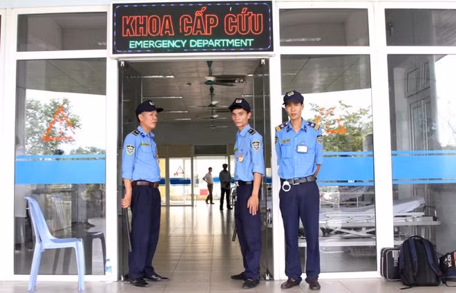 Khoa cấp cứu, nơi thường xảy ra mất an ninh tại các bệnh viện.