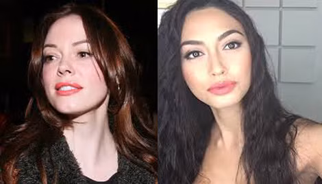 Nữ diễn viên Rose McGowan và người mẫu Ambra Battilana Gutierrez. Nữ diễn viên Rose McGowan và người mẫu Ambra Battilana Gutierrez.