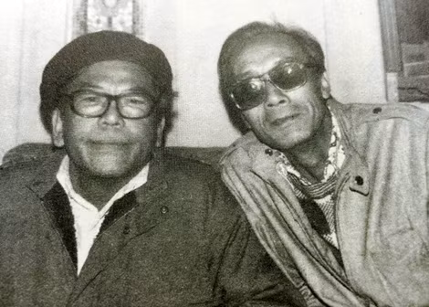 Nhạc sĩ Chu Minh và nhạc sĩ Huy Du.