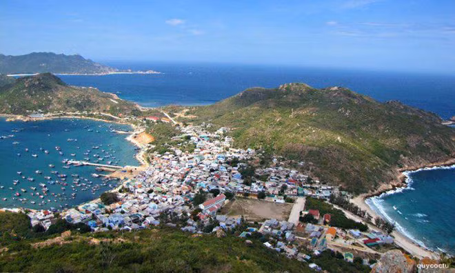 Toàn cảnh Bình Ba nhìn từ trên cao. Ảnh: Toptravels.vn