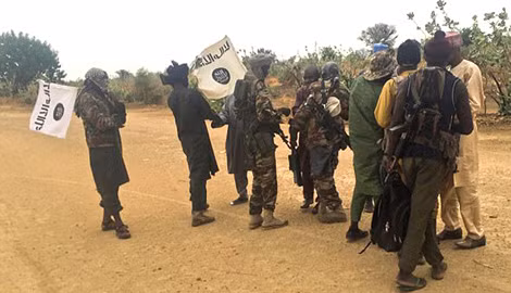 Các tay súng Boko Haram ở đông bắc Nigeria. Các tay súng Boko Haram ở đông bắc Nigeria.