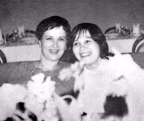 Nghệ sĩ Ngọc Lan và nghệ sĩ Zinaida Kirienko năm 1983.