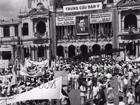 Cái gọi là "trưng cầu dân ý" của Diệm đã được CIA sắp đặt.