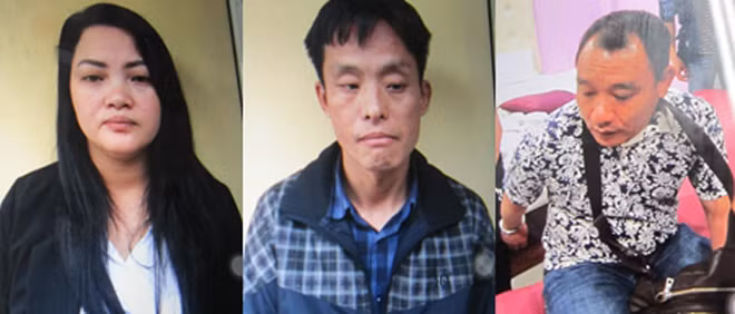 Zhong Jian Hua, Qiu Shui Bing và Zhu Hai Rong.
