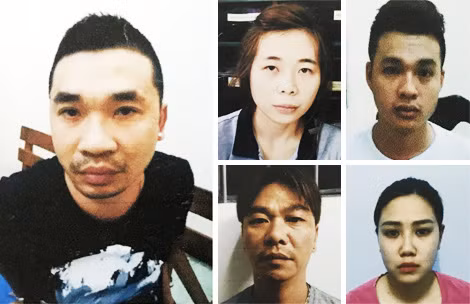 Trần Ngọc Hiếu và các tay chân.