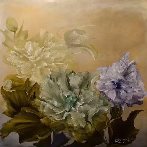Bức “Mơ” - Hoa phù dung.