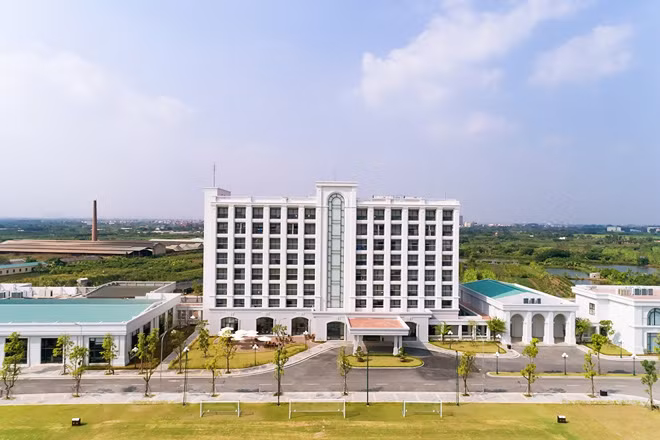 Trụ sở mới của Trung tâm Đào tạo Bóng đá Trẻ PVF tại Hưng Yên.