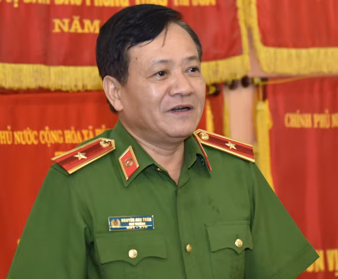Thiếu tướng Nguyễn Anh Tuấn, Cục trưởng Cục CSĐT tội phạm về ma túy. Thiếu tướng Nguyễn Anh Tuấn, Cục trưởng Cục CSĐT tội phạm về ma túy.