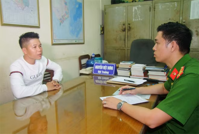 Nguyễn Quang Hưng tại CQĐT.