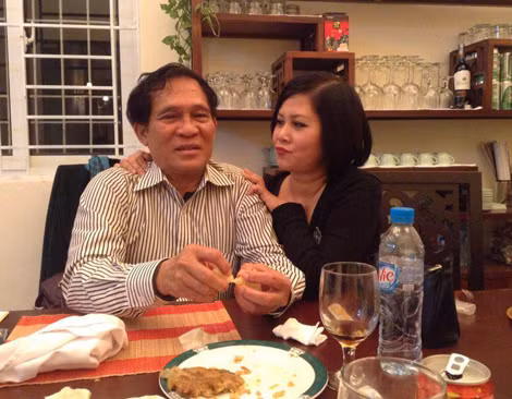 NSƯT Minh Hằng và chồng.