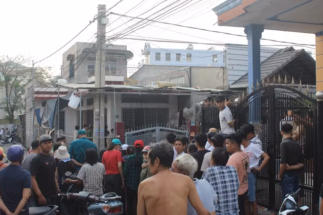 Căn nhà xả ra vụ việc.