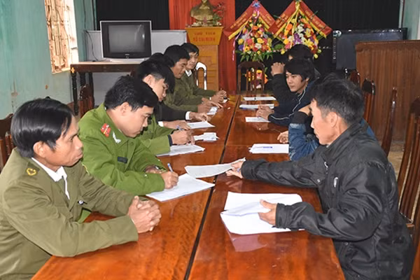 Công an Vĩnh Linh phối hợp cùng các địa phương làm tốt công tác quản lý, giáo dục các đối tượng hình sự.