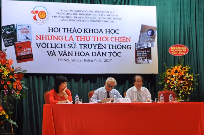 Hội thảo khoa học "Những lá thư thời chiến với lịch sử, truyền thống và văn hóa dân tộc" tại Hà Nội ngày 25-7
