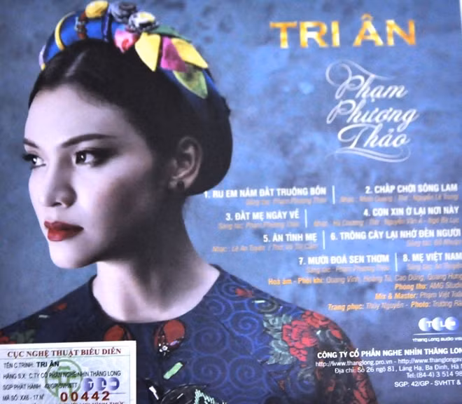 Album "Tri ân" dạng đĩa CD