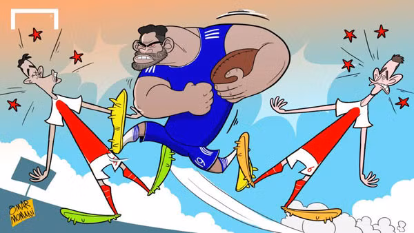 Diego Costa với màn tiểu xảo trước hậu vệ Arsenal thích hợp chơi tại giải bóng bầu dục thế giới hơn là bóng đá. Dù giúp Chelsea thắng Arsenal 2-0 nhưng Costa phải đối mặt với án phạt từ FA. Diego Costa với màn tiểu xảo trước hậu vệ Arsenal thích hợp chơi tại giải bóng bầu dục thế giới hơn là bóng đá. Dù giúp Chelsea thắng Arsenal 2-0 nhưng Costa phải đối mặt với án phạt từ FA.