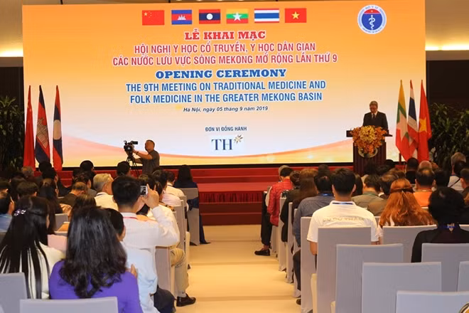 Toàn cảnh lễ khai mạc Hội nghị YHCT, y học dân gian các nước lưu vực sông Mekong lần thứ 9