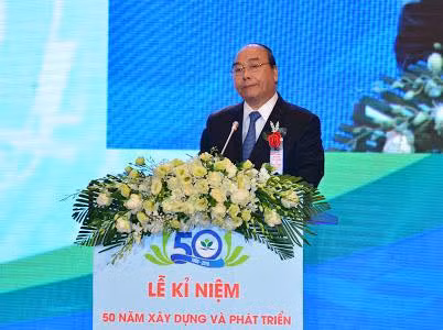 Thủ tướng Chính phủ Nguyễn Xuân Phúc phát biểu tại lễ kỷ niệm