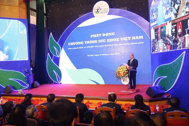 Thủ tướng phát động, kêu gọi toàn dân thực hiện Chương trình Sức khỏe Việt Nam