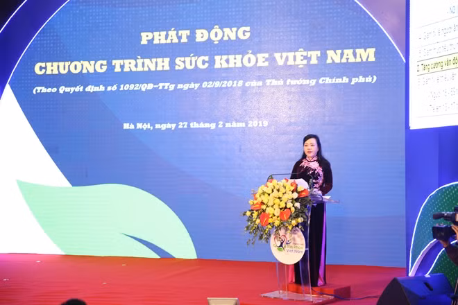 Bộ trưởng Nguyễn Thị Kim Tiến phát biểu khai mạc