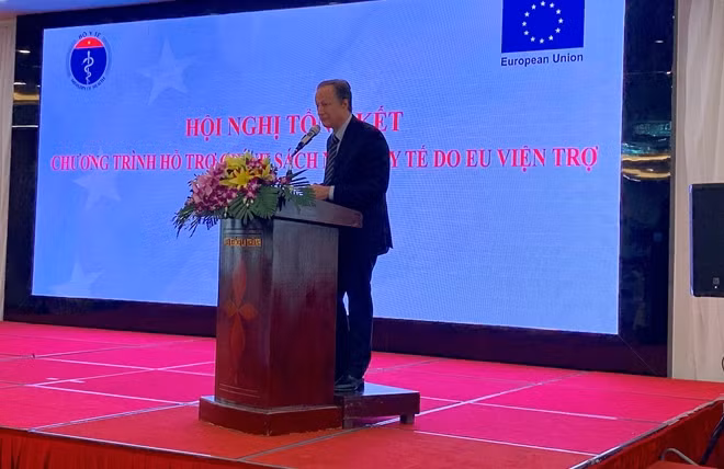 Ông Bruno Angelet, Đại sứ EU tại Việt Nam phát biểu tại Hội nghị