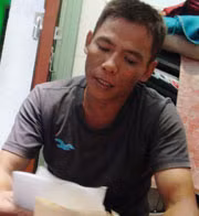 Anh Thuấn được cho là cha bé Huy.