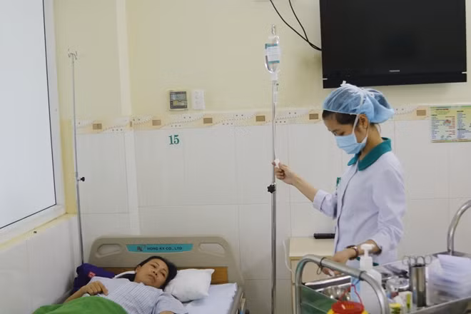 Một bệnh nhân đang điều trị