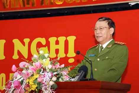 Thứ trưởng Lê Quý Vương phát biểu tại Hội nghị.