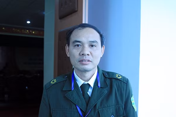 Anh Nguyễn Trung Thành, Trưởng Công an xã Trung Châu, huyện Đan Phượng, Hà Nội.