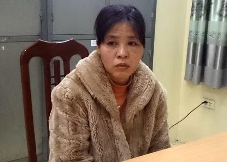 Vũ Thị Thúy Liễu tại Cơ quan Công an. Vũ Thị Thúy Liễu tại Cơ quan Công an.