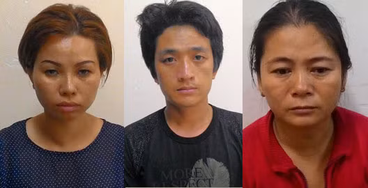 Các đối tượng Linh, Khánh và Thủy.