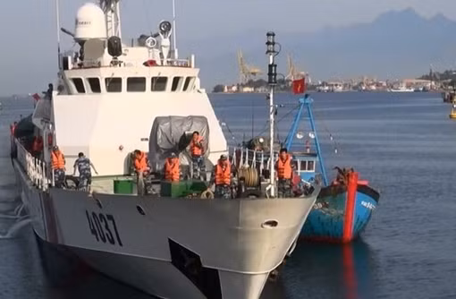 Kịp thời ứng cứu hai tàu cá của Quảng Trị bị chìm khi tránh bão số 1 ảnh 3