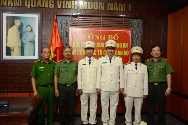 Lãnh đạo Công an TP Đà Nẵng và các các nhân vừa được điều động, bổ nhiệm