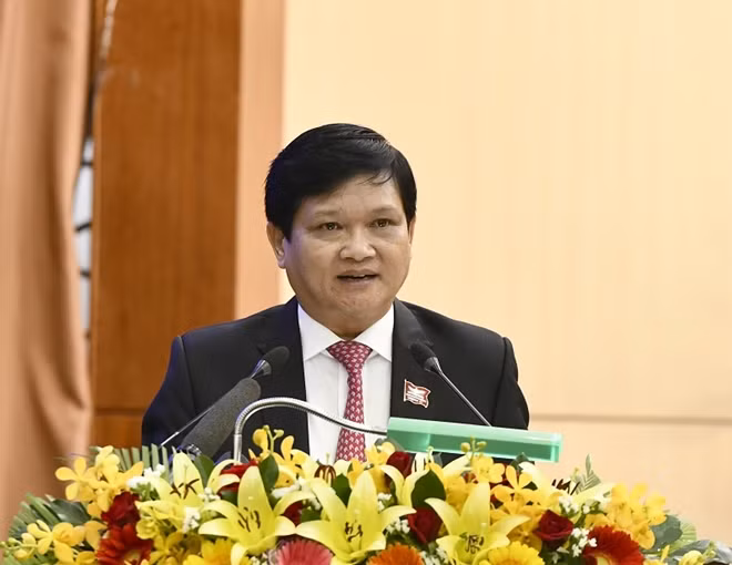 Chủ tịch HĐND TP Nguyễn Nho Trung phát biểu khai mạc kỳ họp