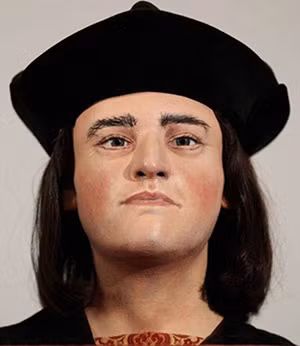 Hình ảnh phục chế của Vua Richard III. Hình ảnh phục chế của Vua Richard III.