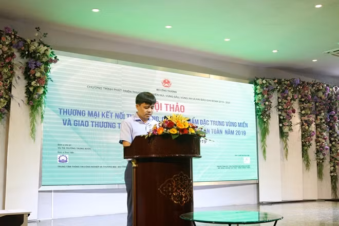 Hội thảo nhằm quảng bá thương mại sản phẩm đặc trưng vùng miền, góp phần đẩy mạnh hoạt động kết nối giao thương, mở rộng thị trường, đưa các sản phẩm đặc trưng vùng miền đến với khách hàng trong và ngoài nước.