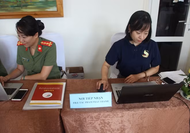 Nơi tiếp nhận file tác phẩm phát thanh.