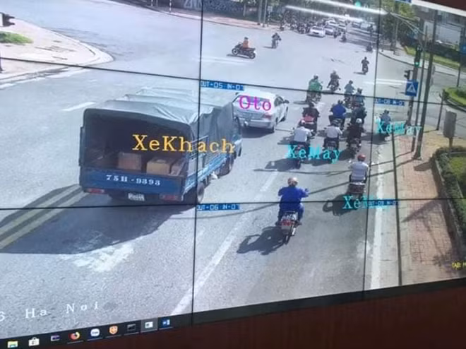 Thông qua hình ảnh, dữ liệu thu được từ Trung tâm GSĐHĐTT, Công an TP Huế xử phạt gần 100 trường hợp vi phạm trật tự ATGT.