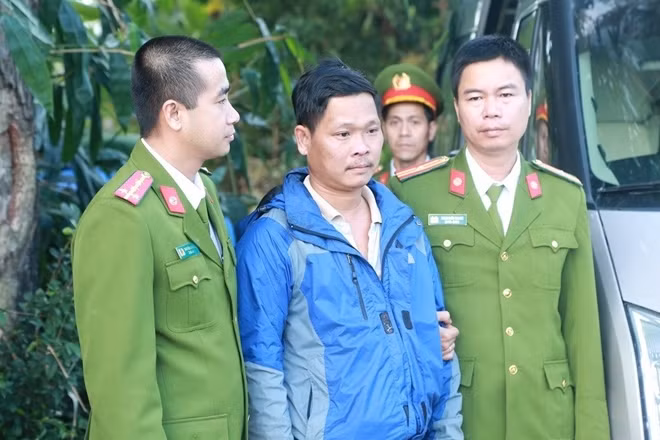 Cơ quan công an bắt giữ đối tượng Phan Văn Được.