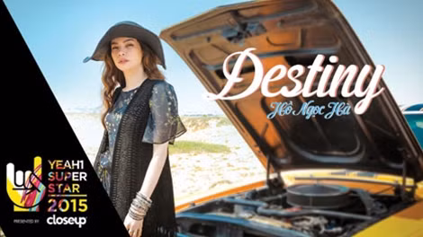 Ca sĩ Hồ Ngọc Hà trong album mới "Destiny".