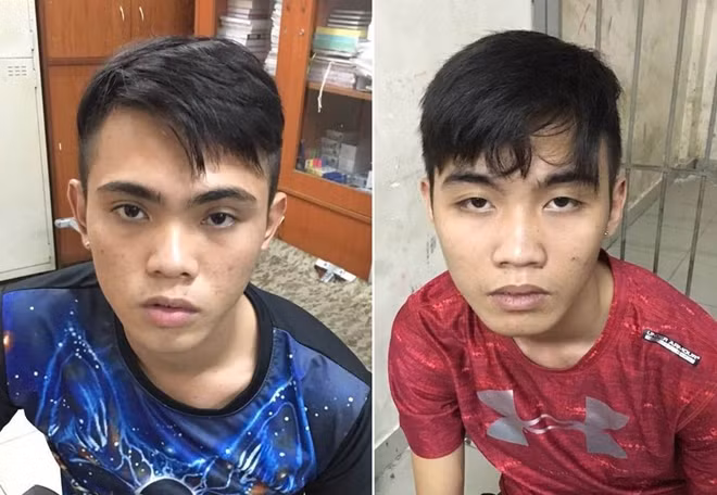 Hai đối tượng tại cơ quan Công an